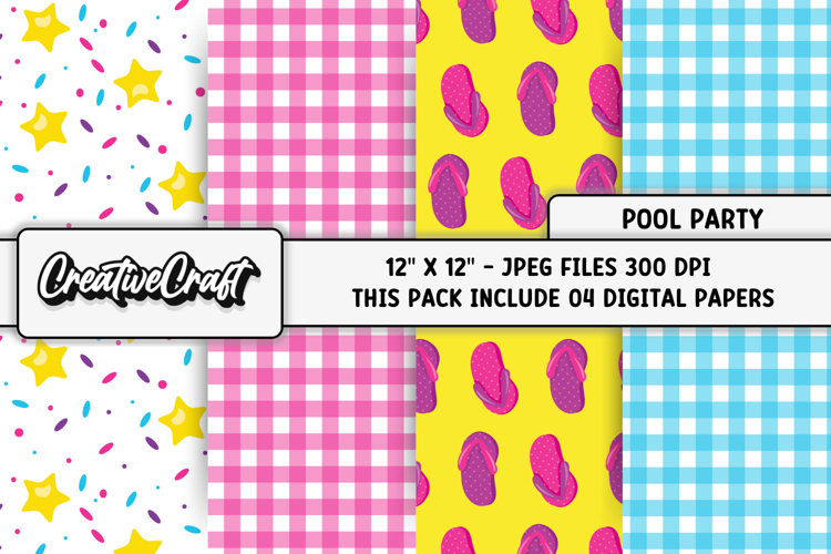 Pool Party Clipart Image 24
