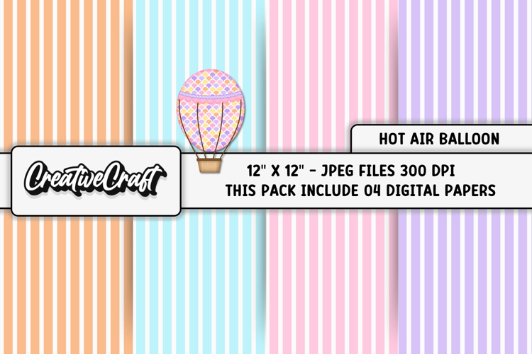 Hot Air Balloon Clipart Image 4