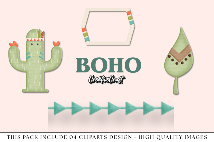 Tribal Boho Clip Art, tribal graphic, boho illustrations