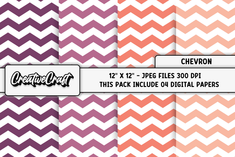 Chevron Digital Papers, chevron backgrounds illustrations