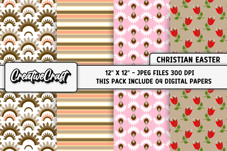 Easter Day Digital Paper, easter day background illustration