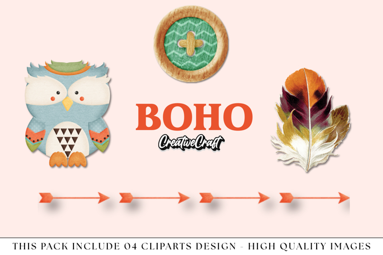 Tribal Boho Clip Art, tribal graphic, boho illustrations