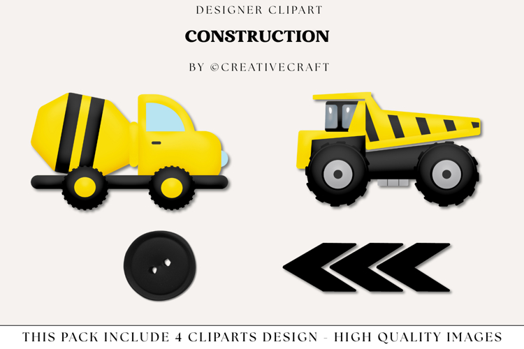 Construction Truck Clipart Image 3
