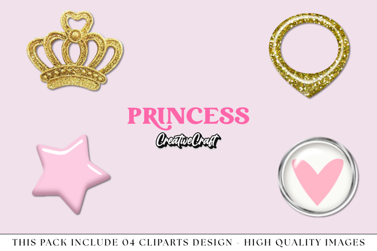 Princess png clipart, princess clipart illustration