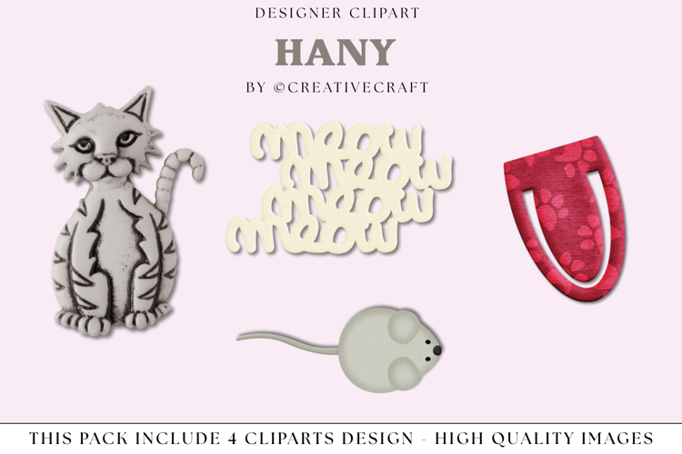Kitty Cat Clip art, pet cat graphics, kitty illustrations