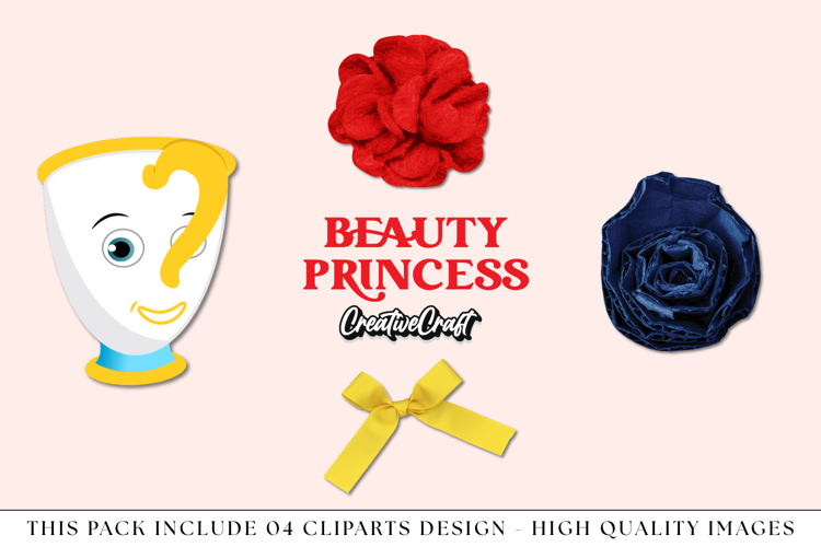 Beauty Princess png clipart, princess printable illustration
