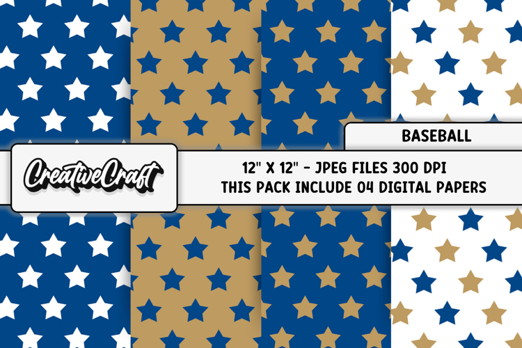 Baseball Sport Digital Paper, baseball graphic illustrations