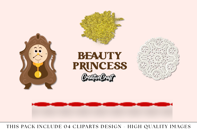 Beauty Princess png clipart, princess printable illustration