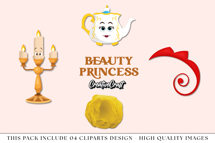 Beauty Princess png clipart, princess printable illustration
