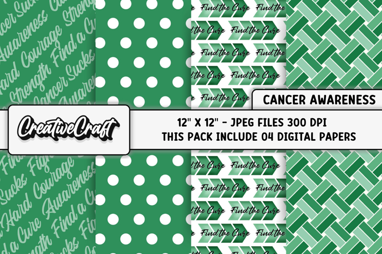 Liver Cancer Awareness Digital Papers, digital scrapbooking