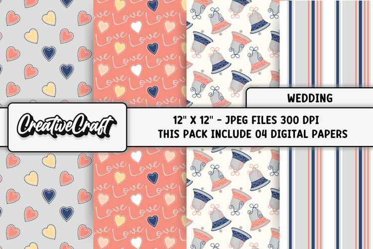 Wedding Digital Paper, wedding digital scrapbook, graphics