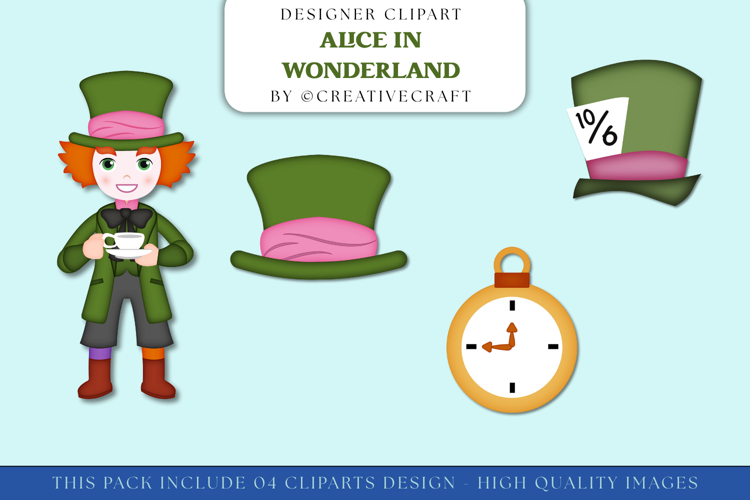 Alice in Wonderland Clipart Image 7