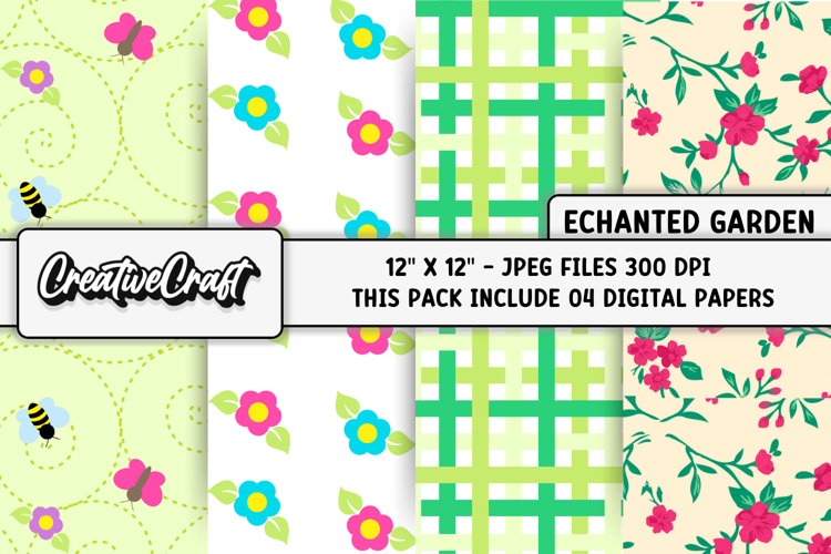 Bee Scrapbook Paper Image 11