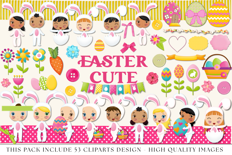 Easter Day png clipart, easter day printable illustrations