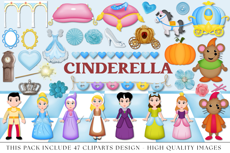 Cinderella Clipart Image 11