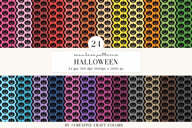 Halloween Seamless Pattern Image 20
