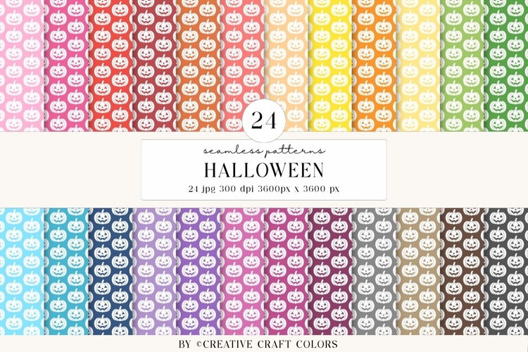 Halloween Seamless Pattern Image 19