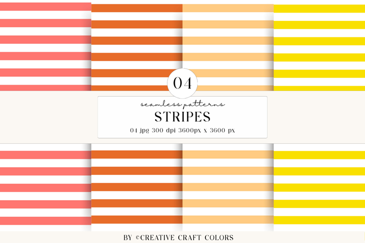 Stripes Seamless Patterns, rainbow digital papers designs