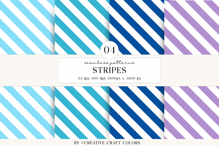 Stripes Seamless Patterns, rainbow digital papers designs