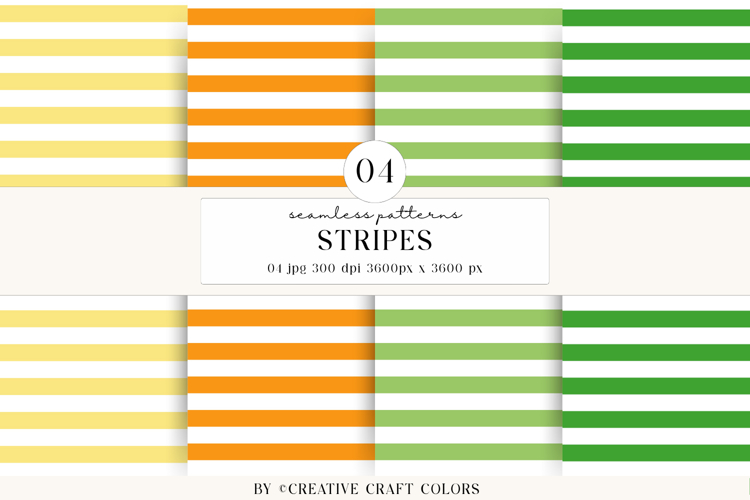 Stripes Seamless Patterns, rainbow digital papers designs