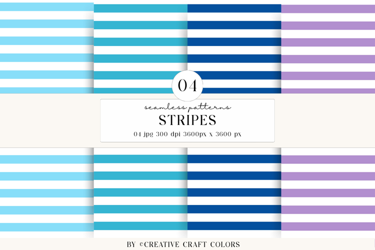 Stripes Seamless Patterns, rainbow digital papers designs