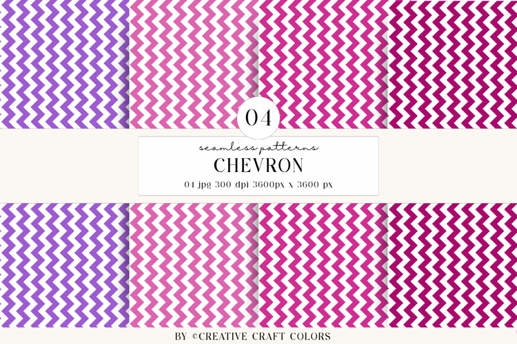 Chevron Seamless Patterns, rainbow digital papers designs
