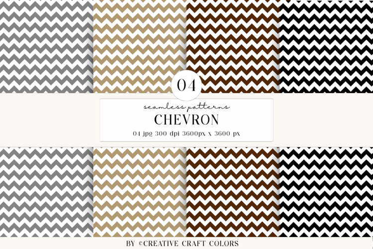 Chevron Seamless Patterns, rainbow digital papers designs