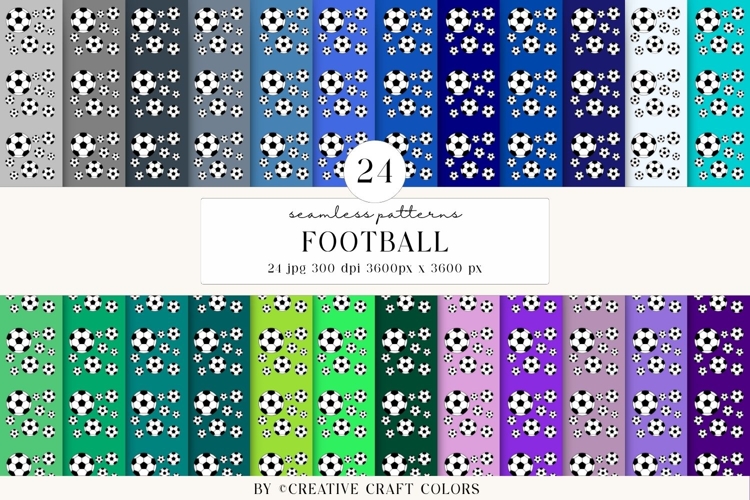 Soccer Seamless Patterns PNG, football digital papers