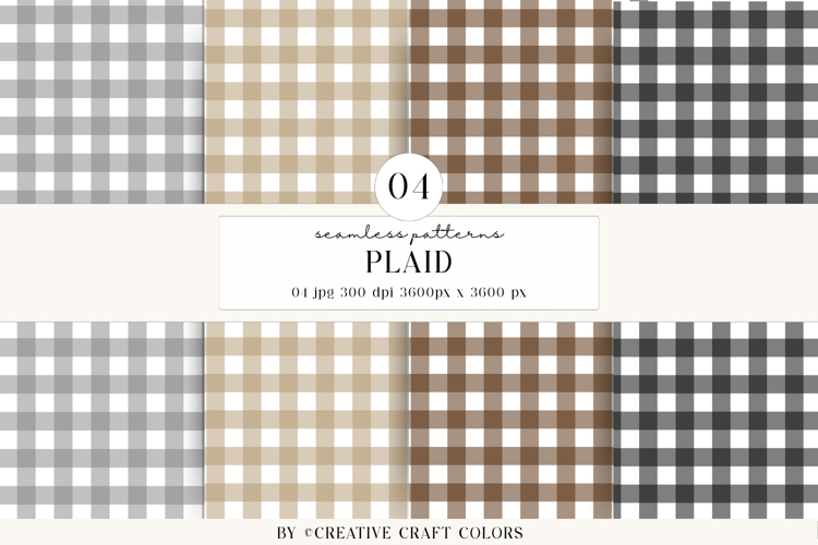Buffalo Plaid Digital Paper Image 5