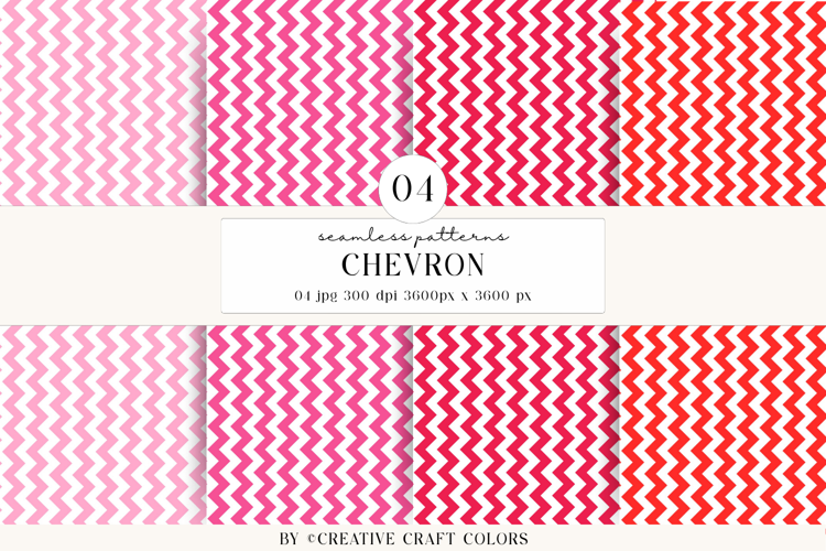 Chevron Seamless Patterns, rainbow digital papers designs