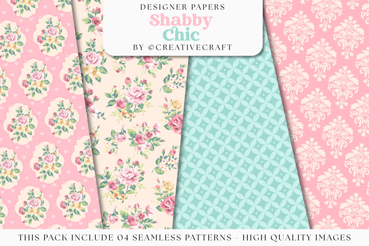 Floral Seamless Pattern, flowers roses digital paper graphic