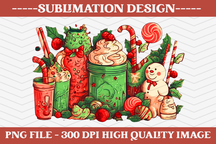 Christmas Sublimation Design, christmas png illustration