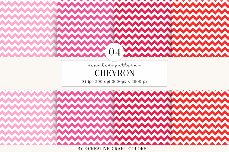Chevron Seamless Patterns, rainbow digital papers designs