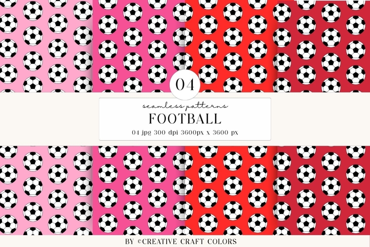 Soccer Seamless Patterns PNG, football digital papers