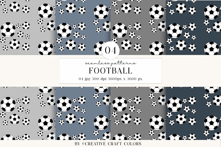 Soccer Seamless Patterns PNG, football digital papers