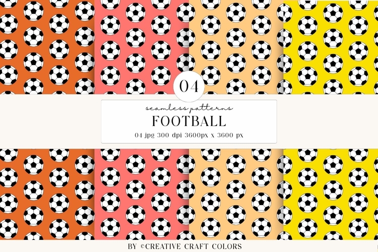 Soccer Seamless Patterns PNG, football digital papers