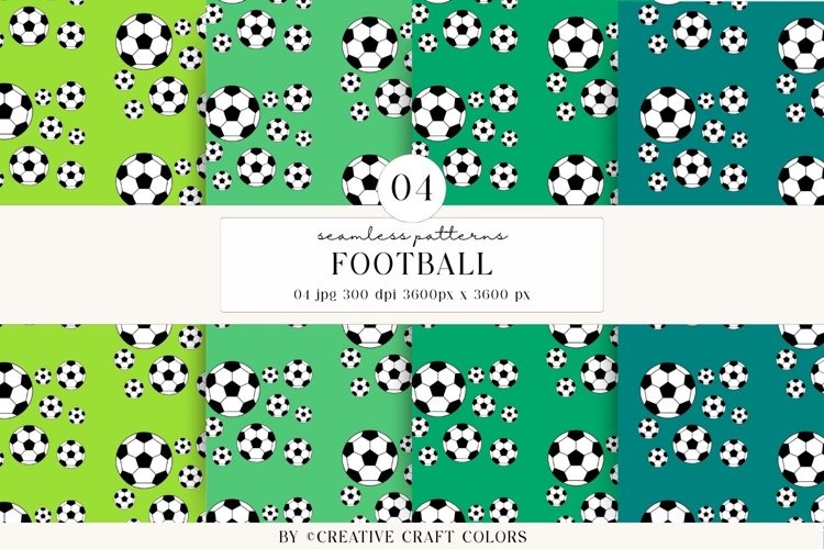 Soccer Seamless Patterns PNG, football digital papers