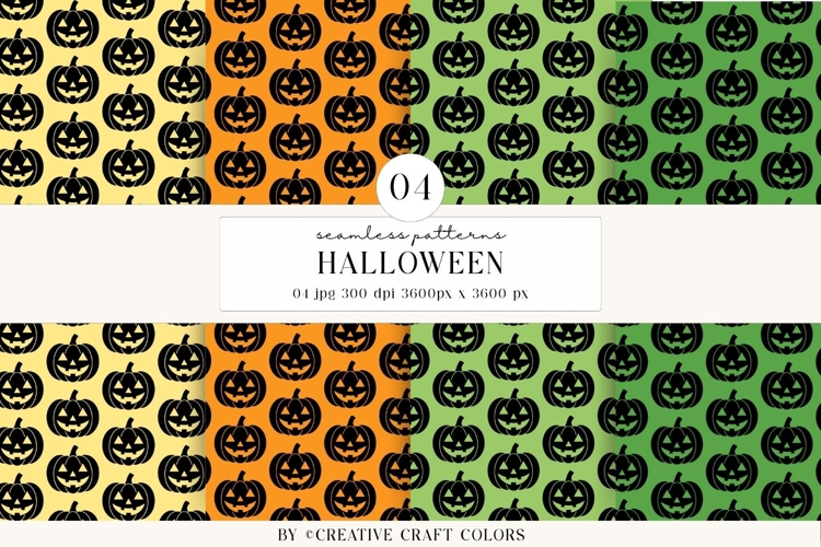 Halloween Seamless Pattern Image 16
