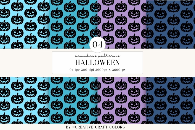 Halloween Seamless Pattern Image 15