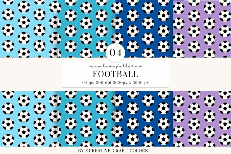 Soccer Seamless Patterns PNG, football digital papers