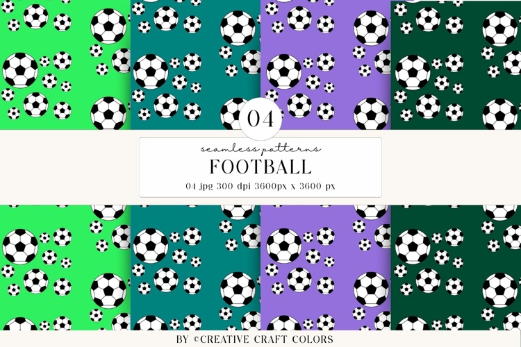 Soccer Seamless Patterns PNG, football digital papers