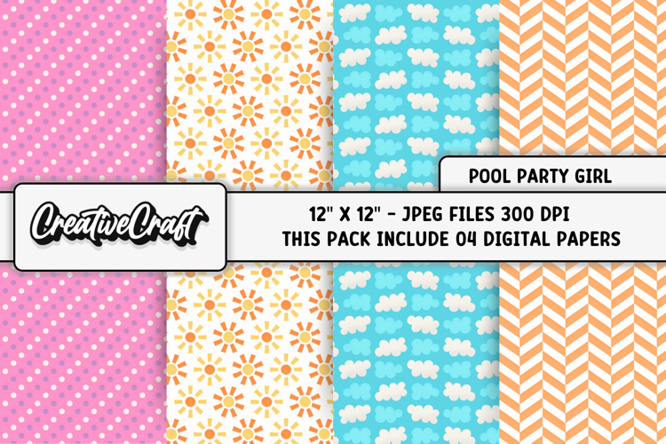 Pool Party Clipart Image 17