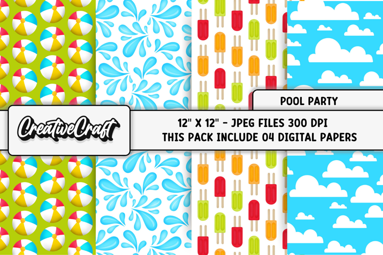Pool Party Clipart Image 6
