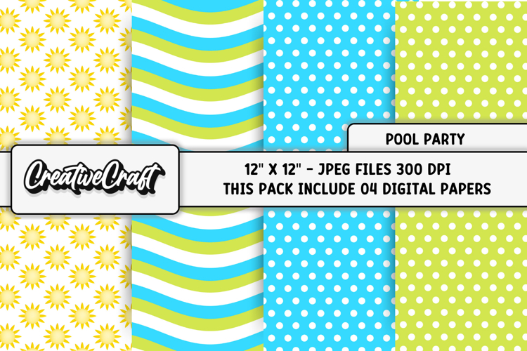 Pool Party Clipart Image 5