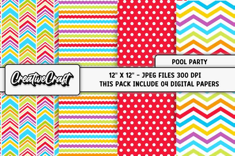 Pool Party Clipart Image 4