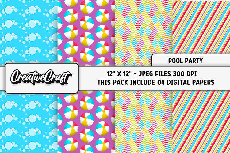 Pool Party Clipart Image 7