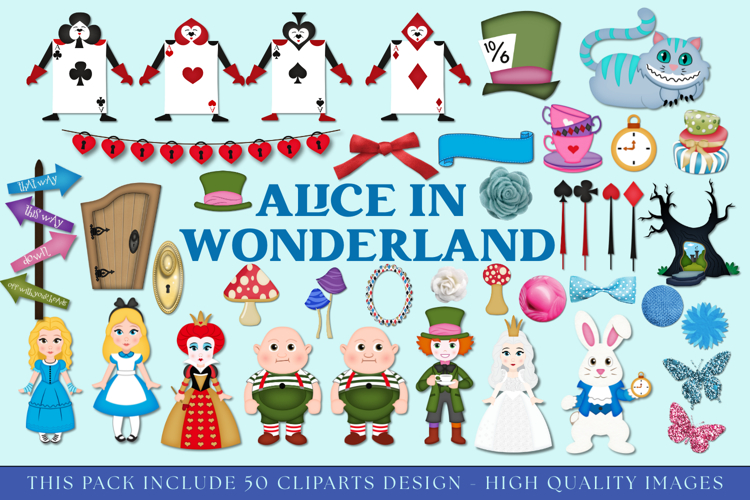 Alice in Wonderland Clipart Image 11