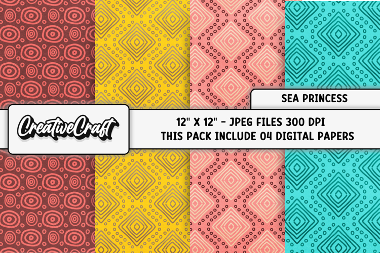 Beach Scrapbook Paper Image 17