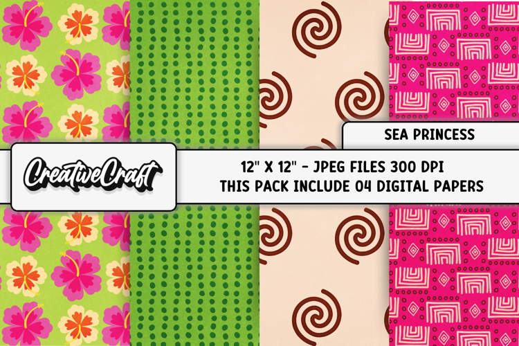 Beach Scrapbook Paper Image 16