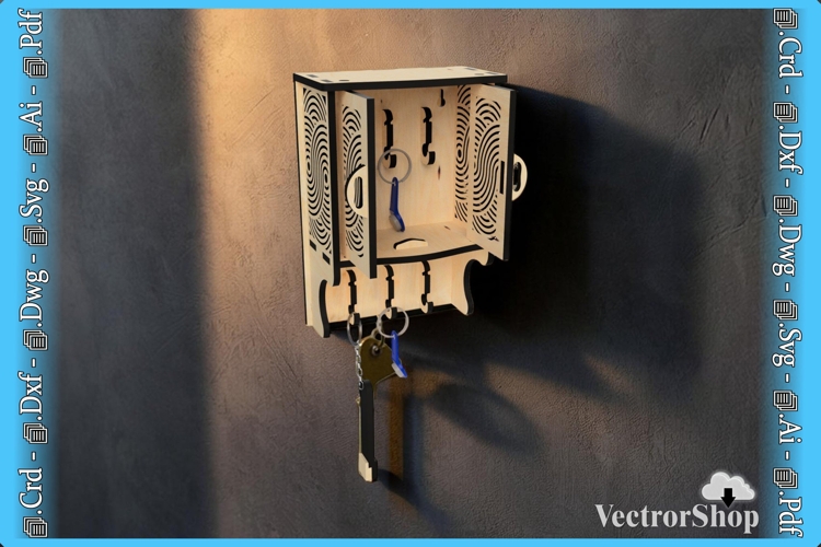 Key Box, Key Holder for Home Entrance, Keyring Holder